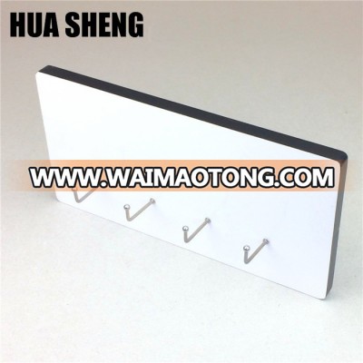 heat transfer 4 hooks blank mdf sublimamtion wood key hanger